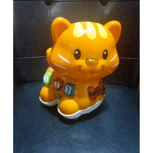 Vtech Catch Me Kitty Orange Cat Kitten Interactive Toddler Learning Toy - Picture 6 of 16